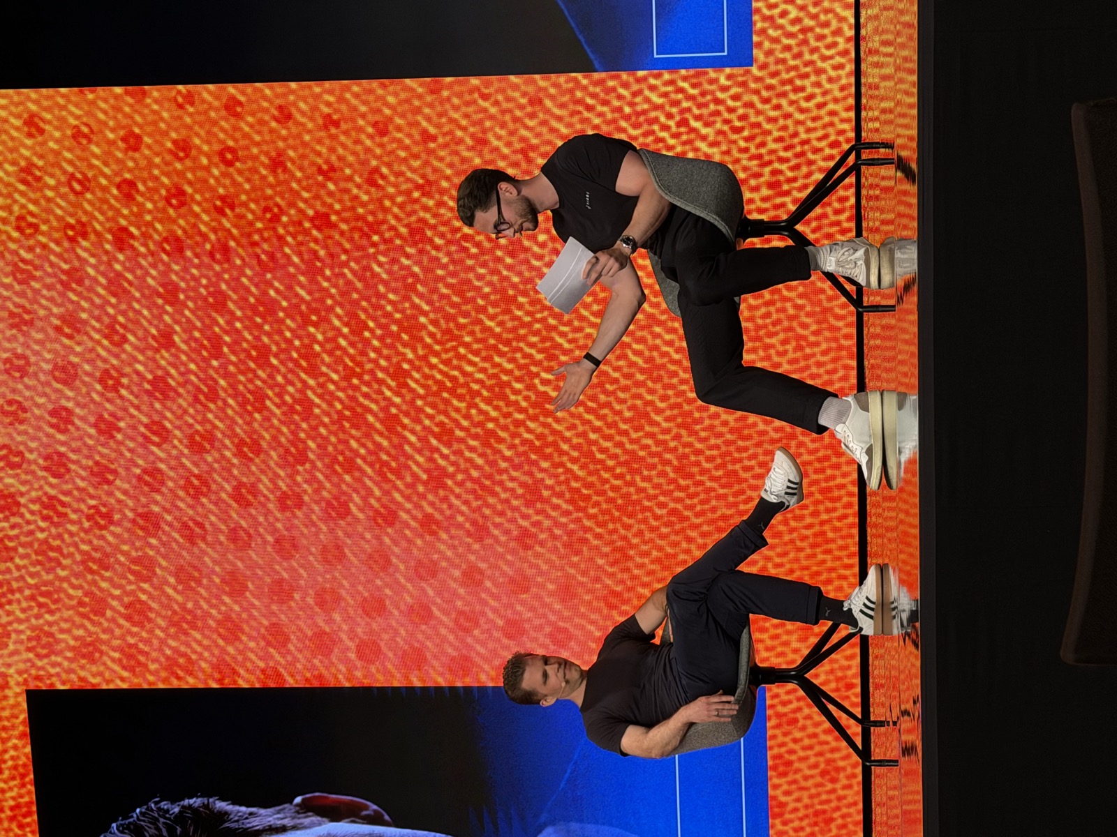 Niko Hems speaking on a longevity panel in 2026 — Head of Growth at YEARS, Hamburg
